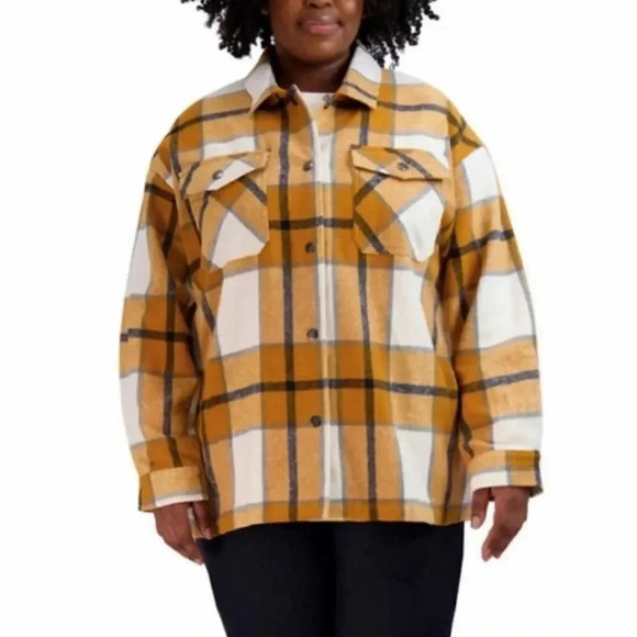 HFX Ladies' Shirt Jacket Shacket - Picture 4 of 6